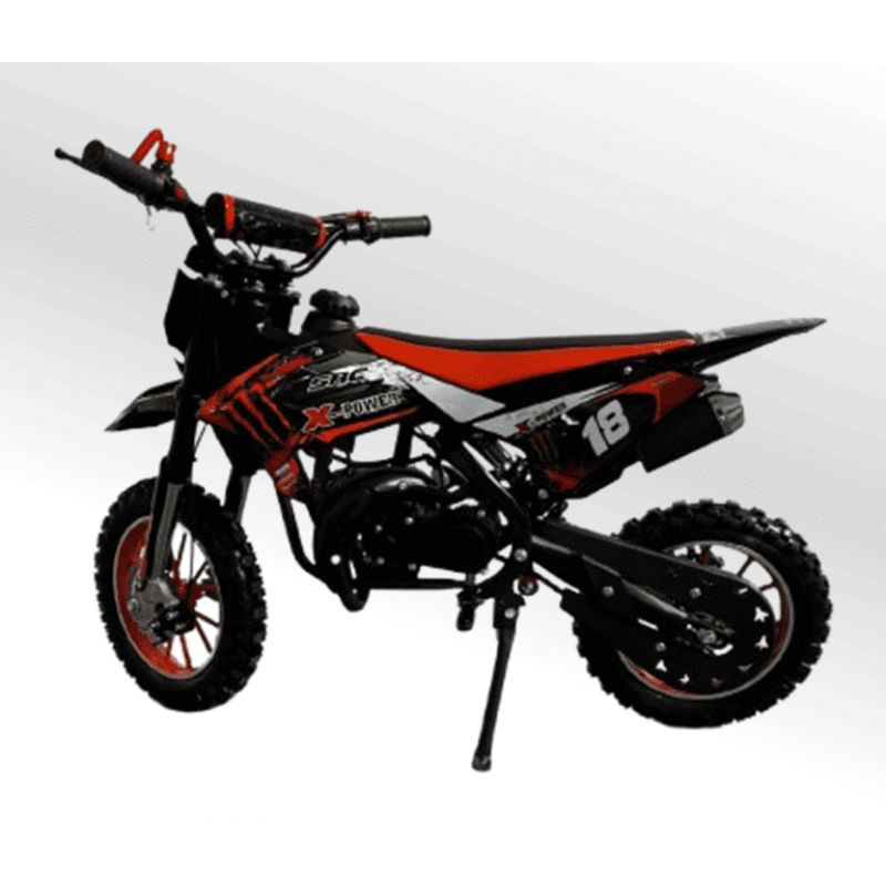 Mini Moto Cross Trilha 49cc BZ Monster Partida a Corda Gasolina